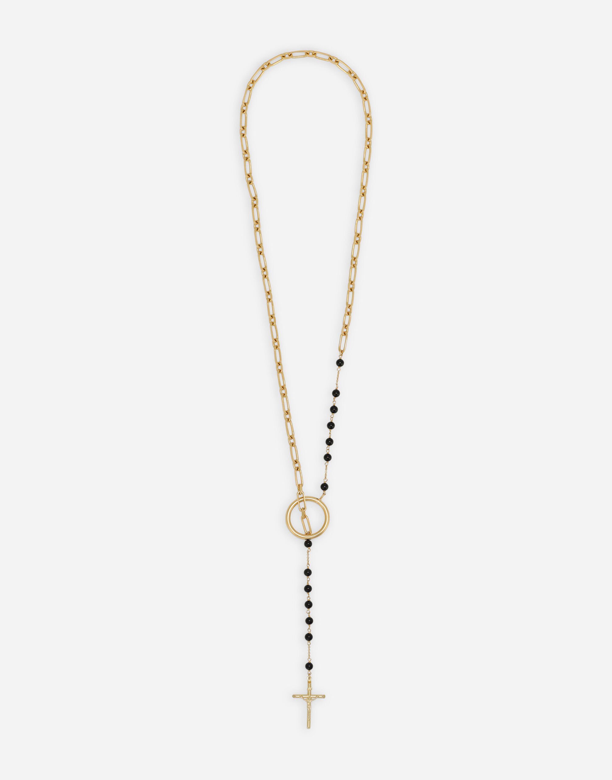 Dolce & Gabbana Collar rosario Negro BM2012AS738