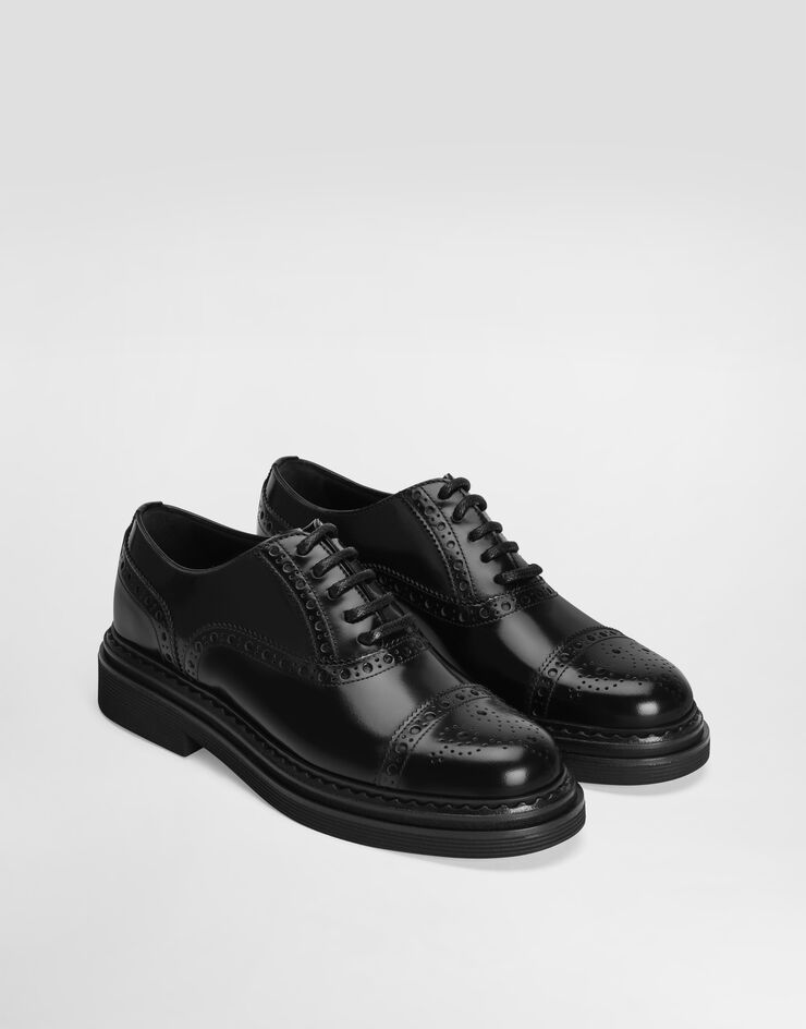 Dolce & Gabbana Brushed calfskin lacing Black CN0101A1203