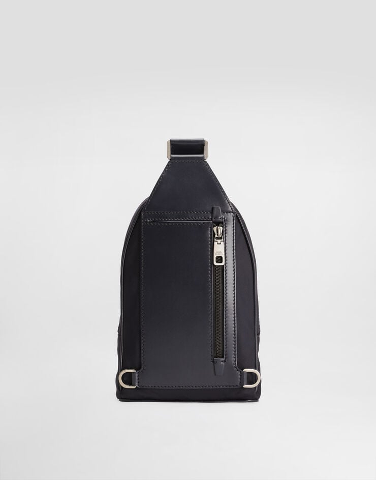 Dolce & Gabbana Nylon crossbody backpack Blue BM2295AG182