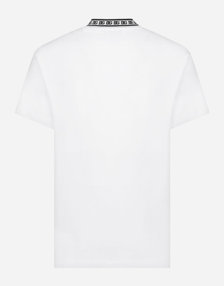 Jersey round-neck sweatshirt with DG embroidery