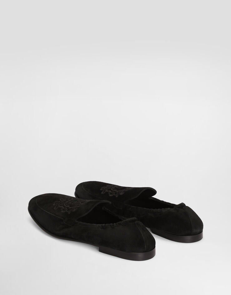 Dolce & Gabbana Calfskin slippers Black A50775A0685