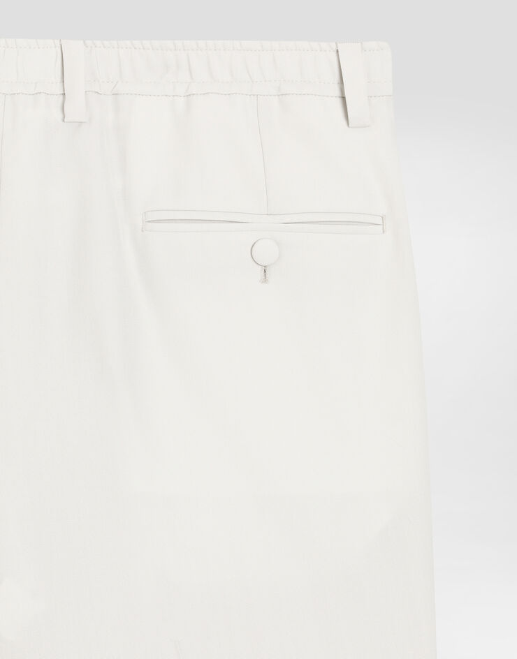 Dolce & Gabbana Wool poplin trousers Beige GW13ETHU2BN