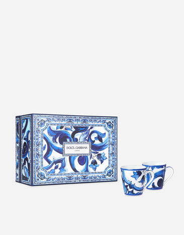 Dolce & Gabbana Gift Box With 2 Porcelain Mugs Multicolor TC0S21TCM09