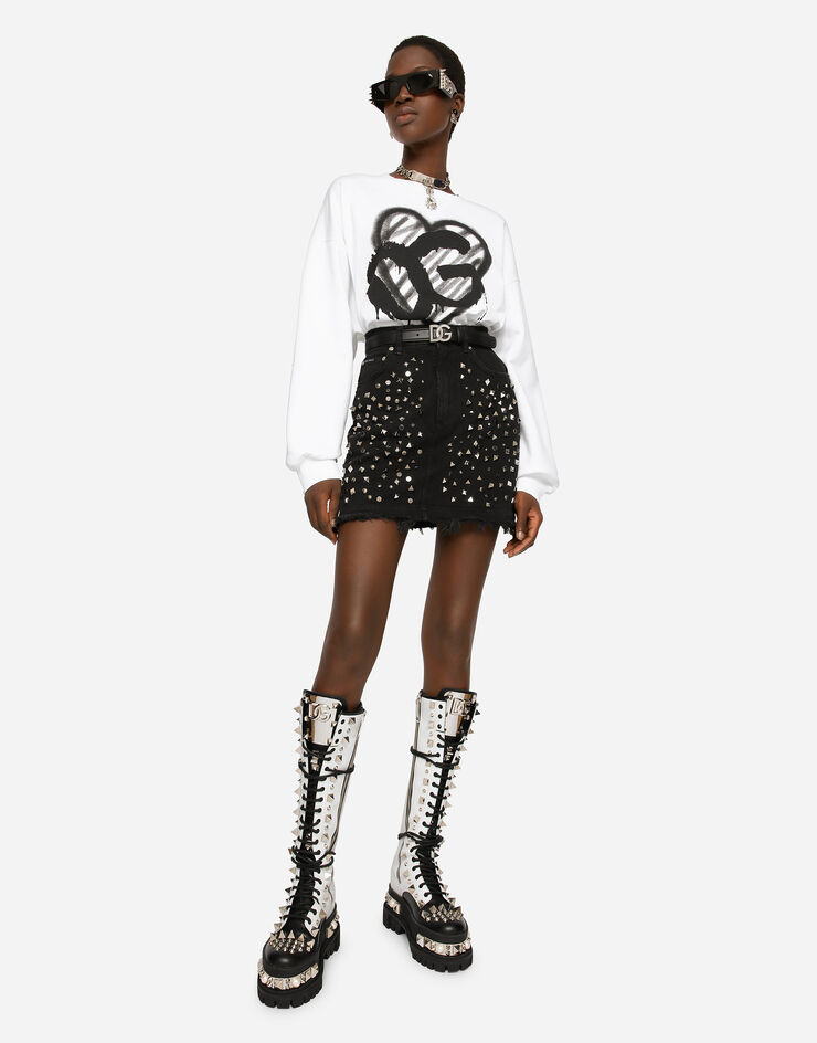 Dolce & Gabbana MINI GONNA Multicolore F4BWMZG8GL2