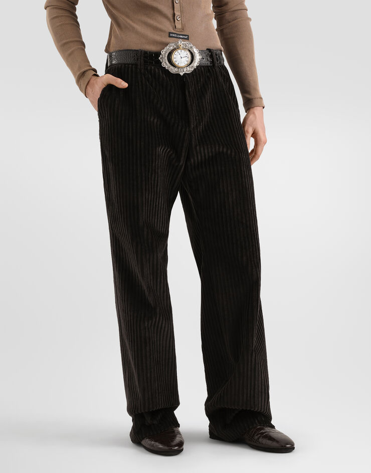 Dolce & Gabbana Corduroy trousers Dolce & Gabbana Corduroy trousers Brown GYZMHTFUWEU
