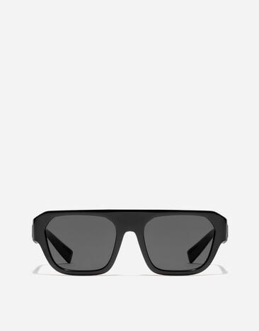 Dolce & Gabbana DG Crossed Sunglasses Black VG6206VN187