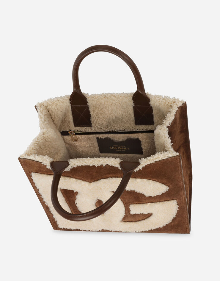 Dolce&Gabbana DG Daily 小号购物袋 棕 BB7272AN339