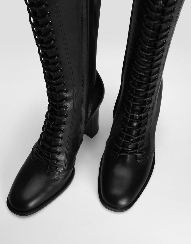 Dolce & Gabbana Calfskin boots Dolce & Gabbana Calfskin boots Black CU1361A3T95