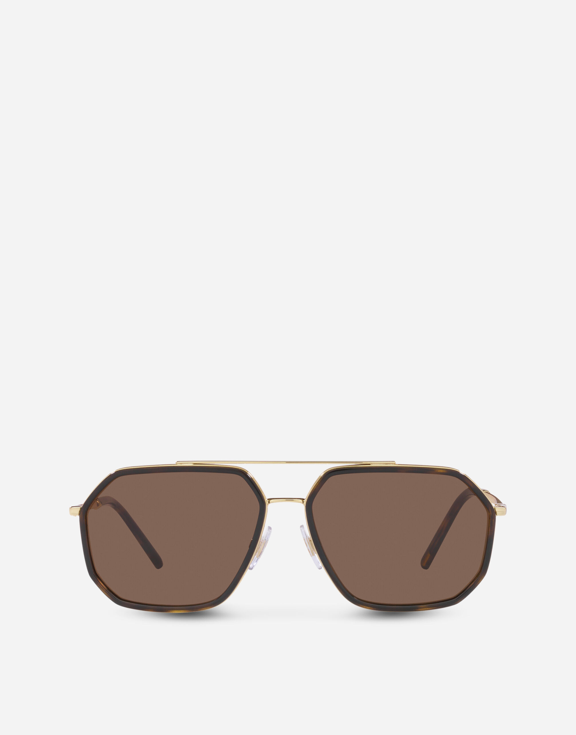 Gros grain sunglasses en Gold and havana de Hombre Dolce Gabbana
