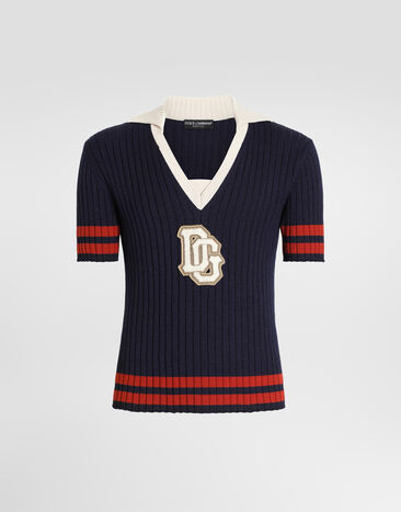 Dolce & Gabbana Ribbed wool pullover Dolce & Gabbana Ribbed wool pullover Multicolor GXY65ZJGMFP