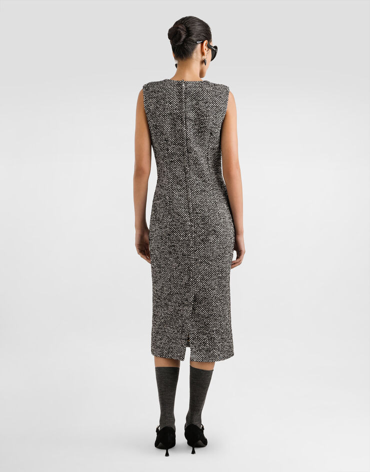 Dolce & Gabbana Robe en damier Multicolore F6GASTFMZAH