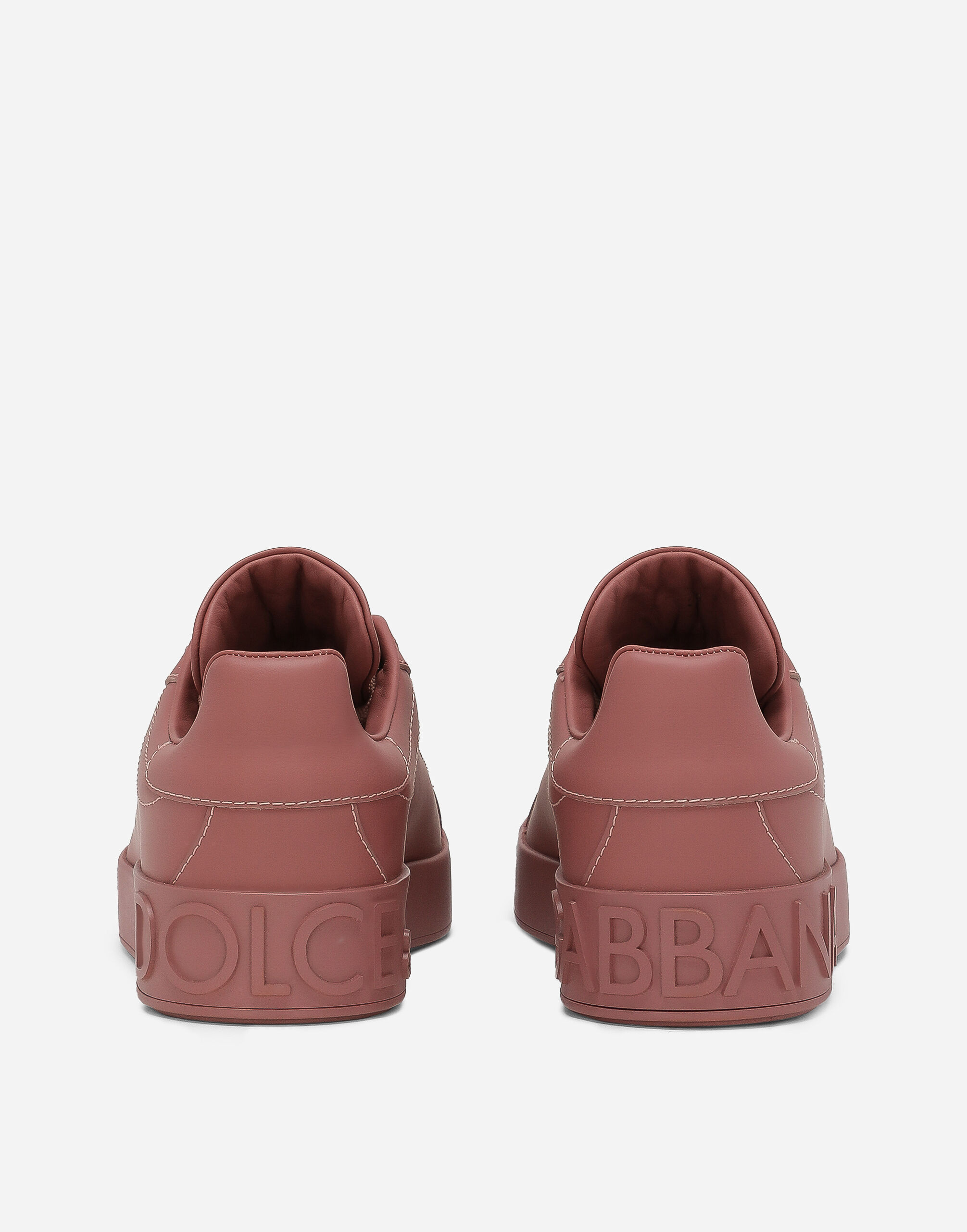 ピンクのウィメンズ Calfskin Portofino sneakers | Dolce&Gabbana®