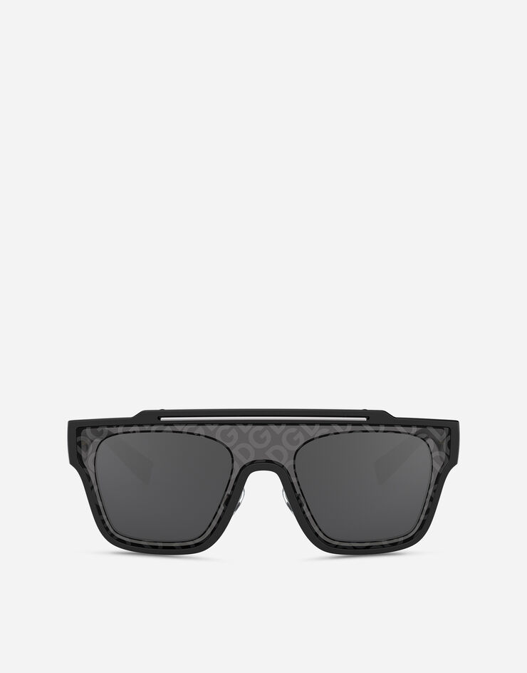 Dolce & Gabbana VIALE PIAVE 2.0 SUNGLASSES BLACK AND GUN METAL VG6125VN16G