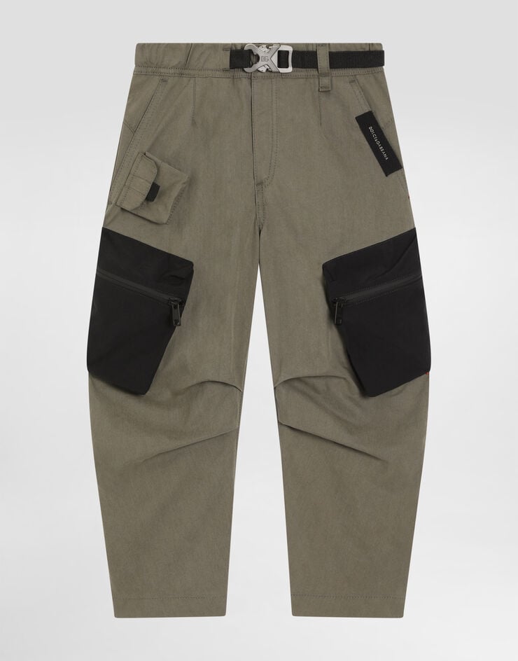 Dolce & Gabbana 慢跑裤 复古科技帆布 Multicolor L45P20HUMV8