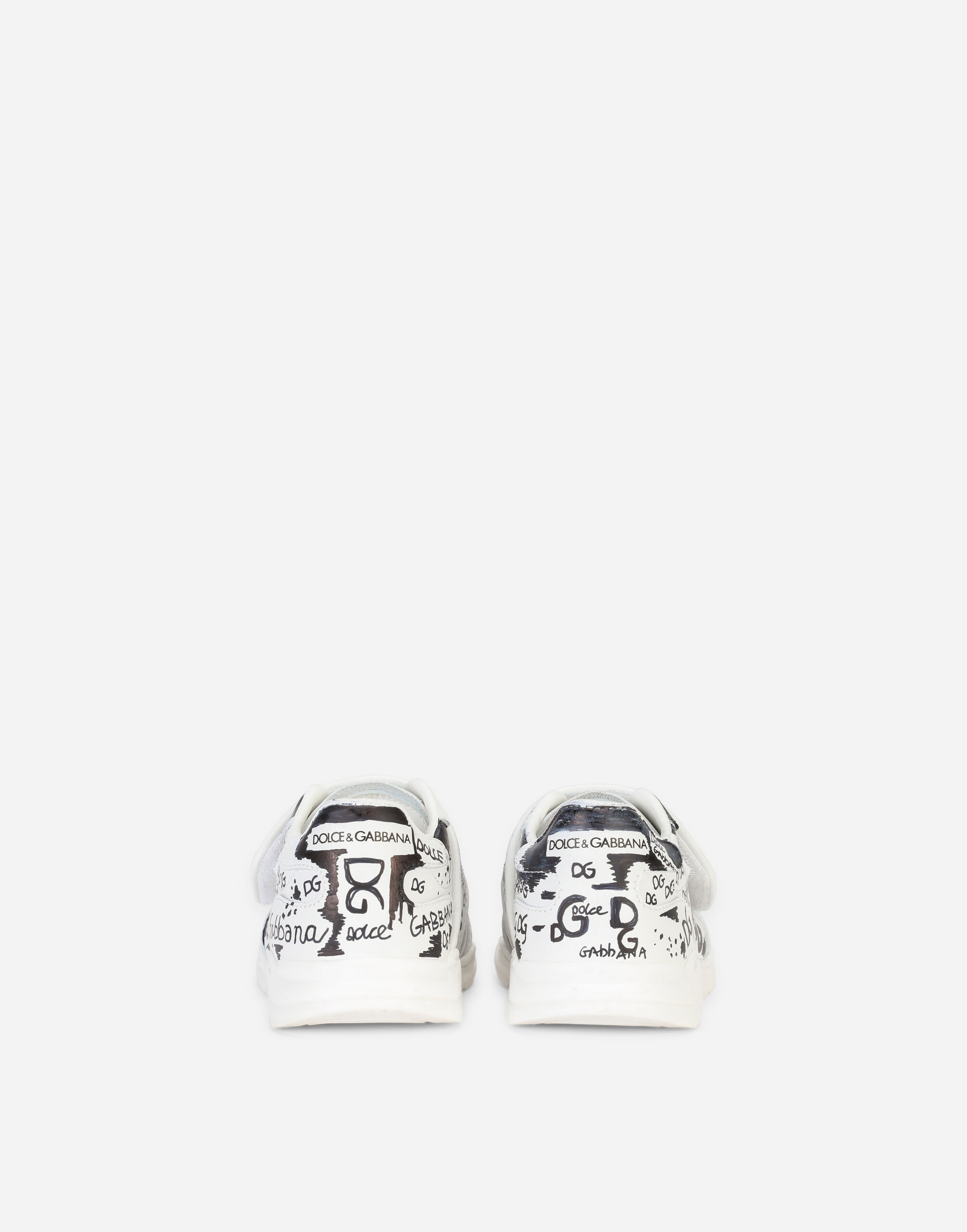 Nappa leather Daymaster sneakers with graffiti print