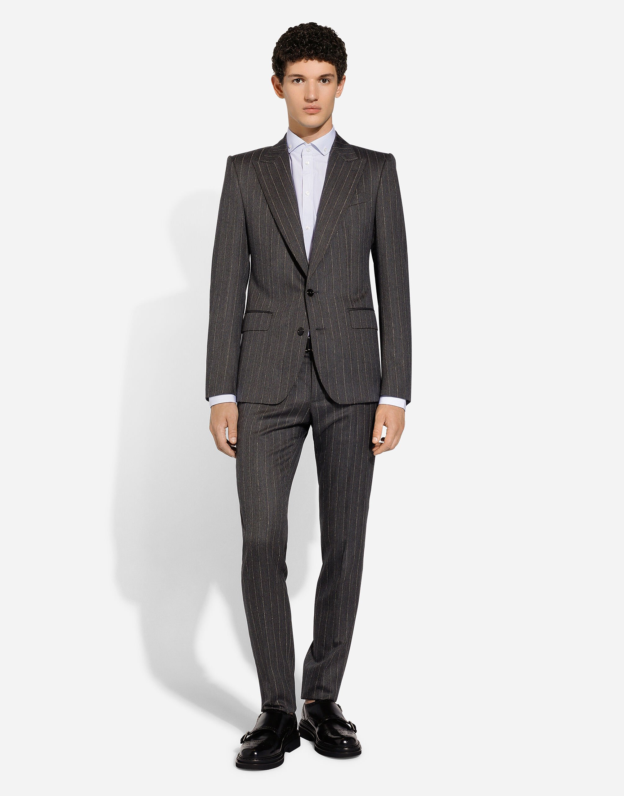 Single-breasted Sicilia-fit suit in Multicolor for Men | Dolce&Gabbana® US