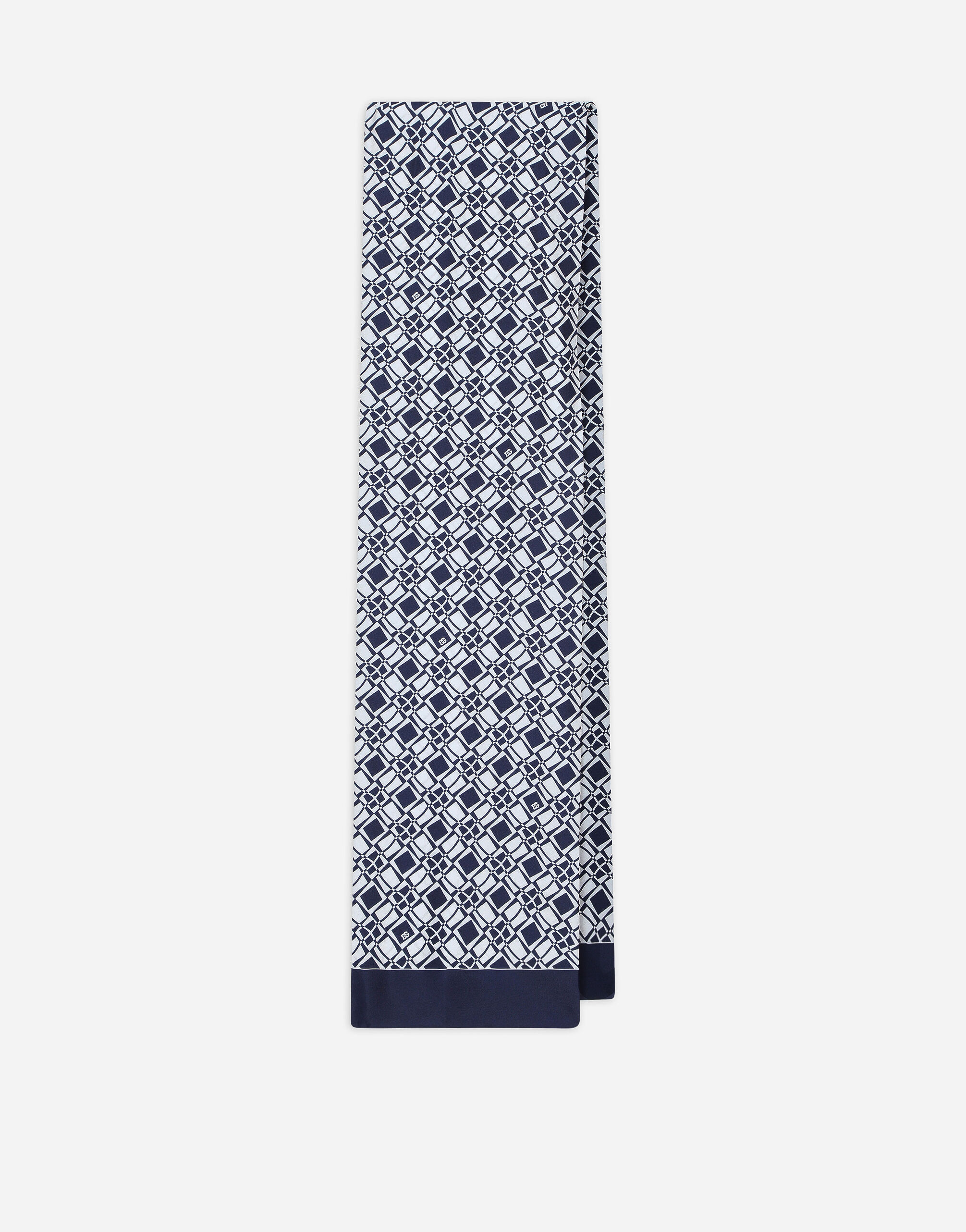 Dolce & Gabbana Silk scarf with print Print GQ704EG0TE5