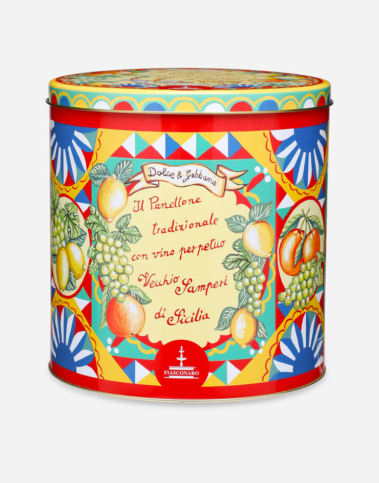 Dolce & Gabbana Traditional Panettone with perpetual Vecchio Samperi wine Blue PN1030BLU10