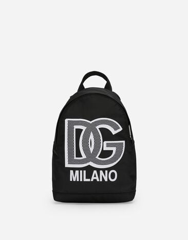 Dolce & Gabbana حقيبة ظهر نايلون أسود EM0096AB124