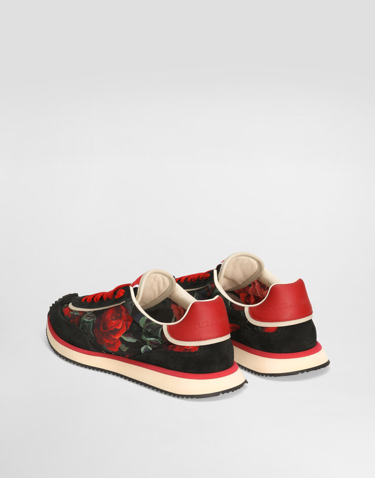 Dolce & Gabbana Sneaker DG Cushion in mix materiali Stampa CK2288A6N66