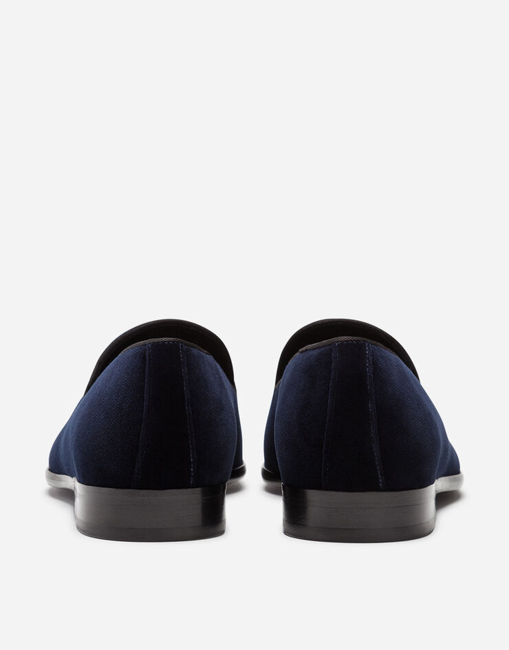 Dolce & Gabbana Slippers in velvet Blue A50073A6808