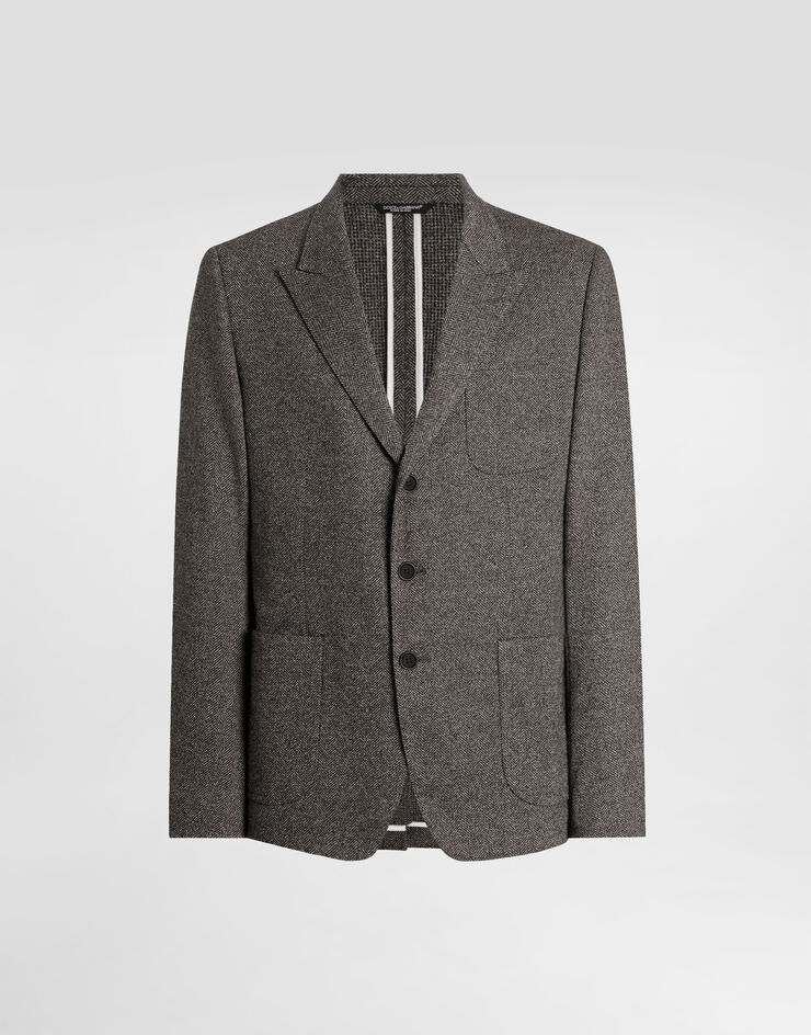Dolce & Gabbana Single-breasted portofino jersey jacket Multicolor G2VH2TFC7AY