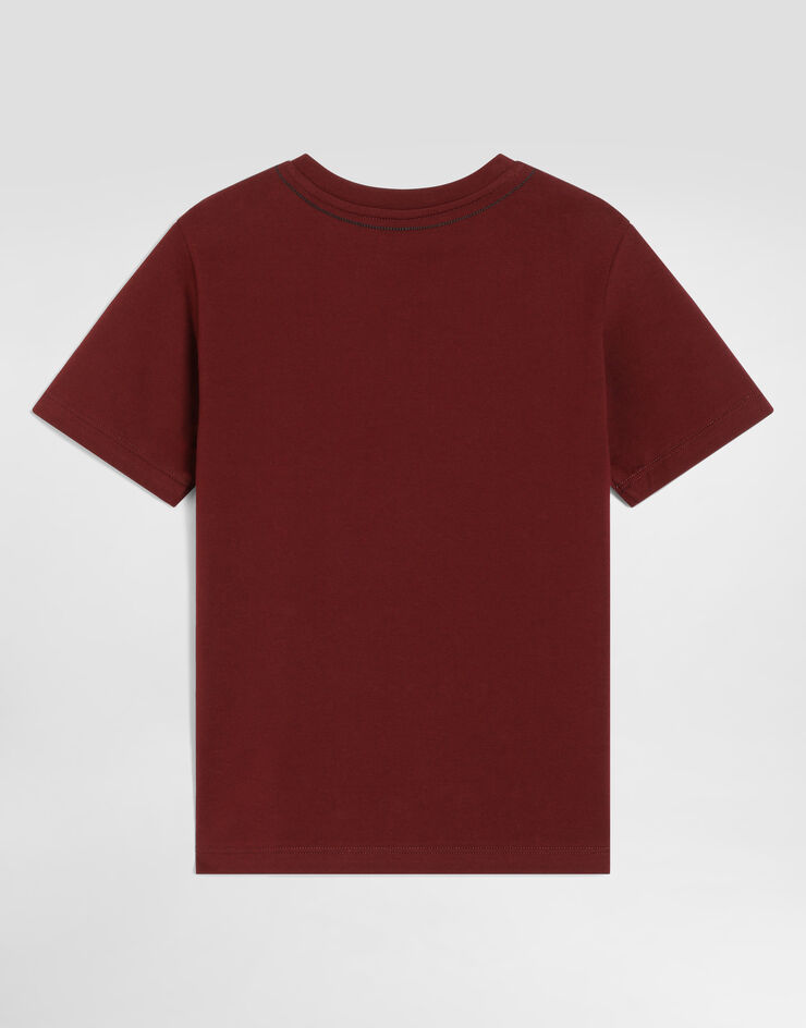 Dolce & Gabbana Jersey t-shirt with logo Dolce & Gabbana Jersey t-shirt with logo Bordeaux L4JTHUG7QK1