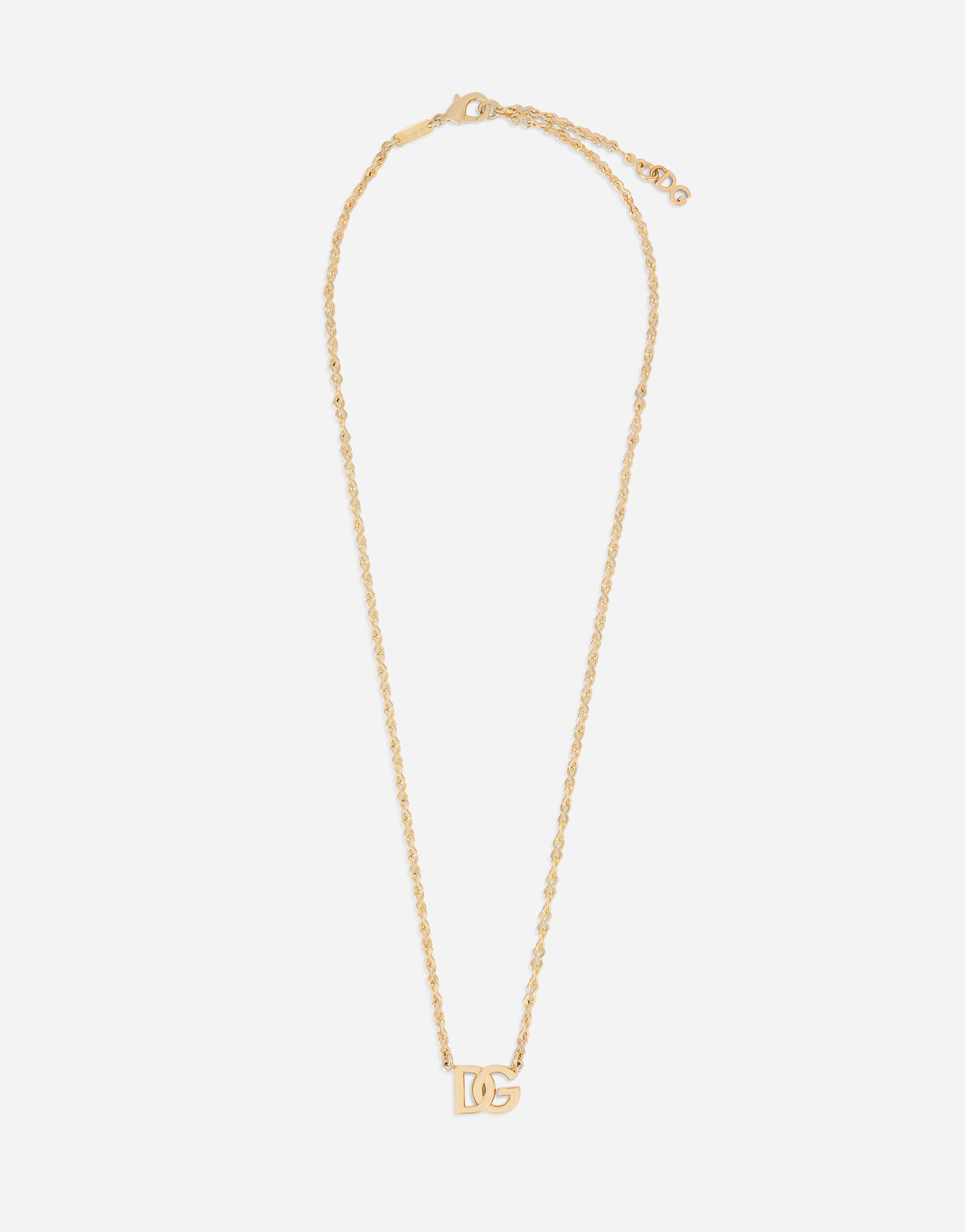 Dolce & Gabbana Link choker with DG logo Gold WRP5T1W1111