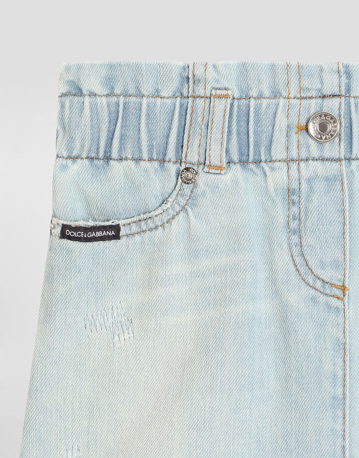 Dolce & Gabbana Denim skirt Multicolor L55I22LDD60