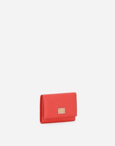 Dolce & Gabbana French flap wallet with tag Orange BI0770A1001