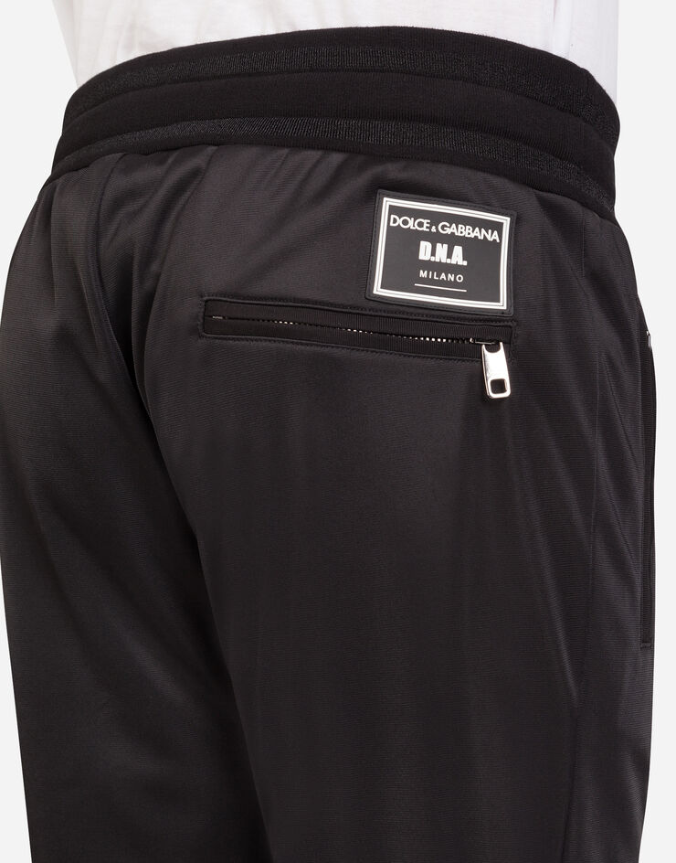 Dolce & Gabbana Jogging pants with patch NERO GYRLATHU7B7
