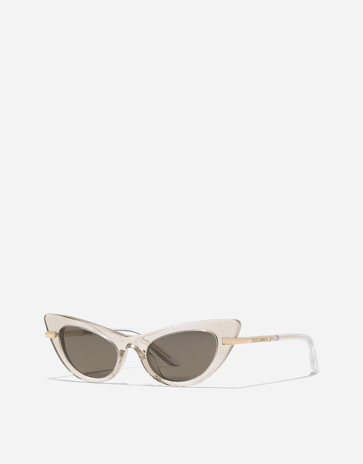 Dolce & Gabbana Sonnenbrille MINI ME Glitzergelb VG400PVP35A