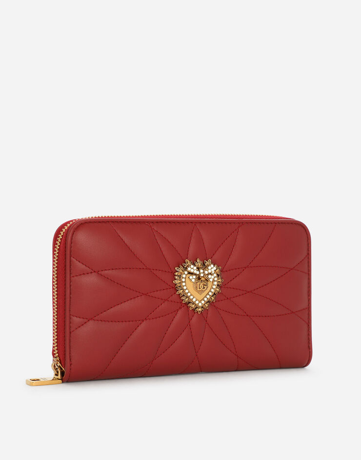 Dolce & Gabbana Zip-around Devotion wallet КРАСНЫЙ BI0473AV967