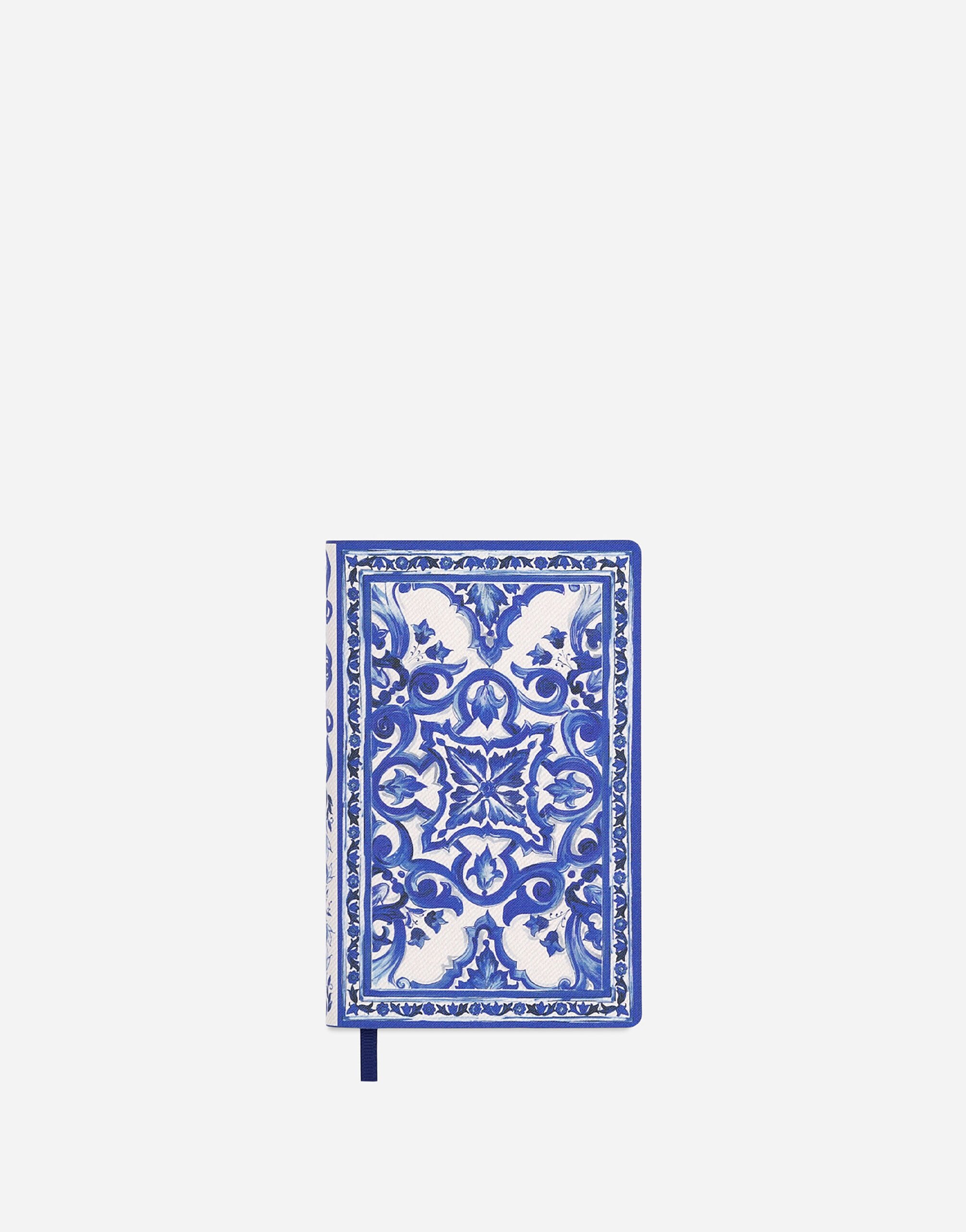 Dolce & Gabbana Cuaderno pequeño de tela pautado Multicolor TCC087TCAG5
