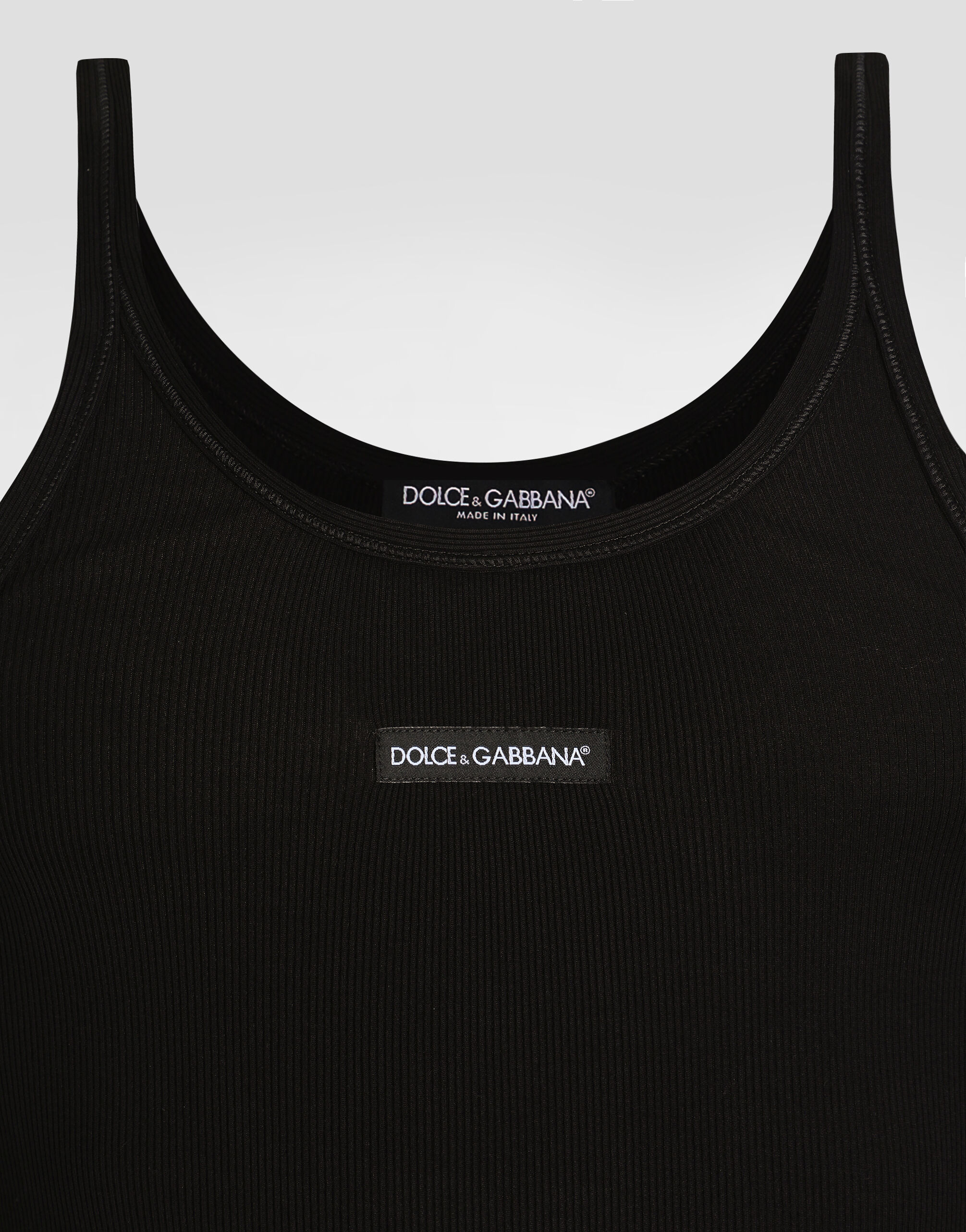 D&G☆ made in Italy カットソー/タンクトップ D&G Red Tank Top 