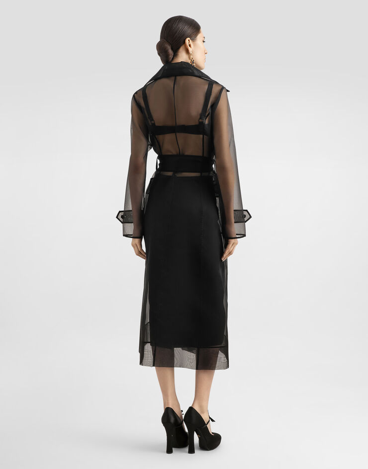 Dolce & Gabbana 科技欧根纱风衣 黑 F0W3XTHUMIP