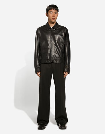 Dolce & Gabbana Lambskin jacket Black G9ATULHULUH