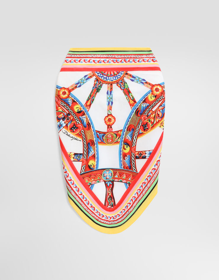 Dolce & Gabbana Carretto-print poplin bandana Multicolor LB5H80FI5O4