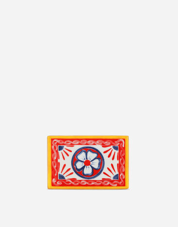Dolce & Gabbana Medium Porcelain Coaster Multicolor TC0072TCAEM