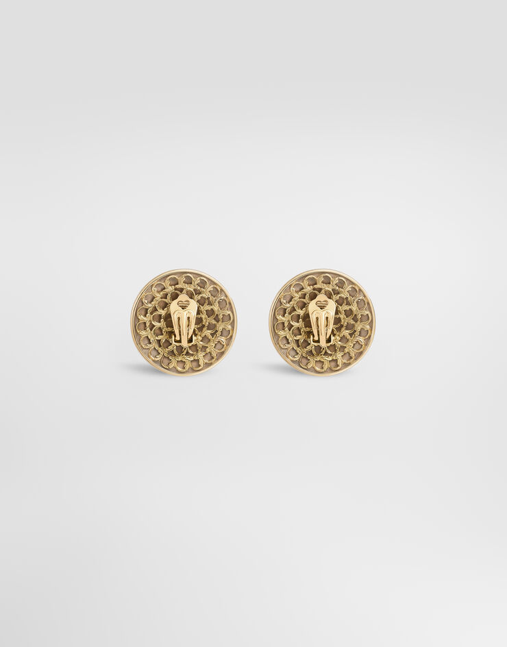 Dolce & Gabbana DG logo clip earrings Gold WEP8L3W1111