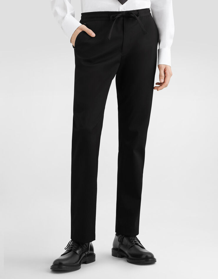 Dolce & Gabbana Pantalon de jogging en laine technique Dolce & Gabbana Pantalon de jogging en laine technique GP264TFUZFG