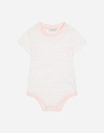 Dolce & Gabbana Bodi de punto con estampado Logomania Imprima L1JO9IHS7MD
