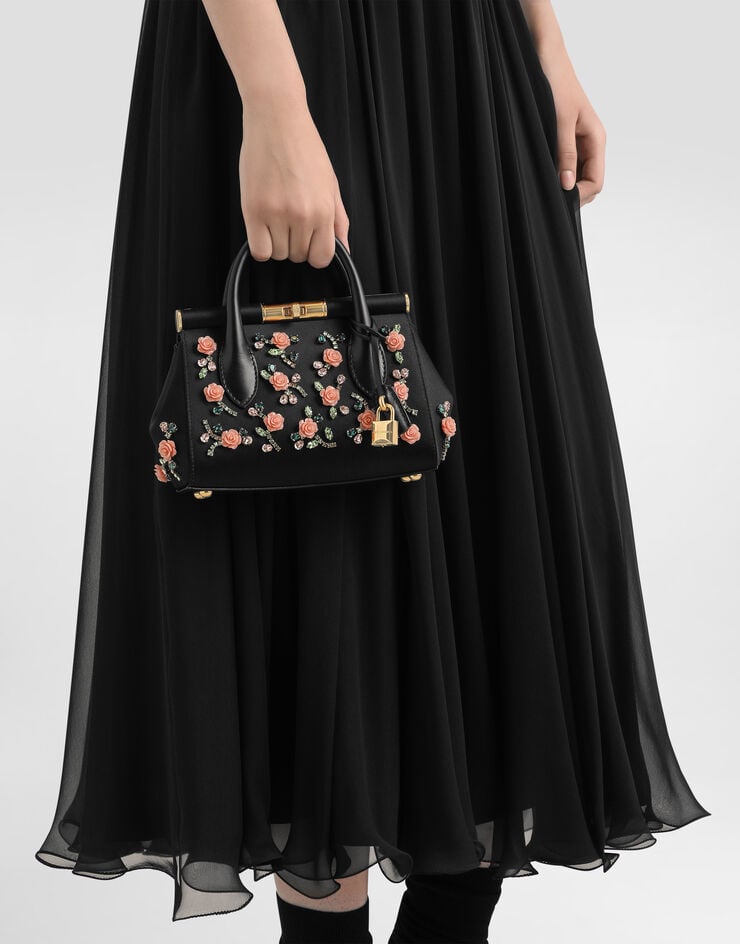 Dolce & Gabbana Sac à main Marlene mini de jour avec broderie Multicolor BB7744A0112