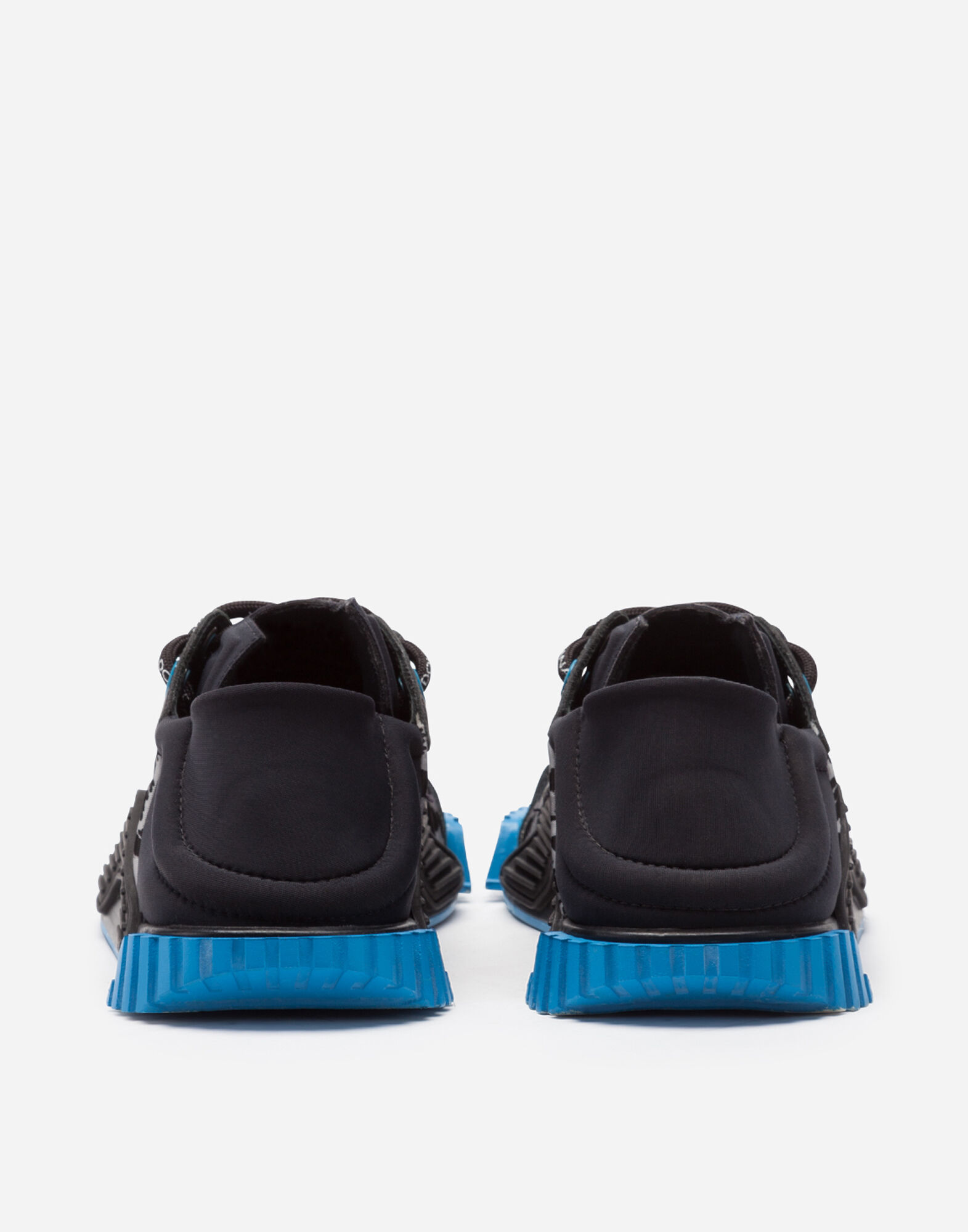 Mixed material NS1 slip-on sneakers with jungle print over a