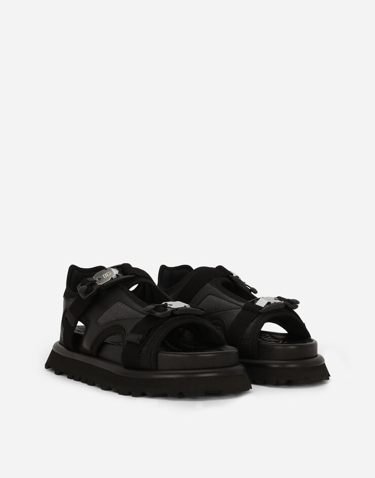 Dolce & Gabbana Technical fabric sandals Black A80333AY949
