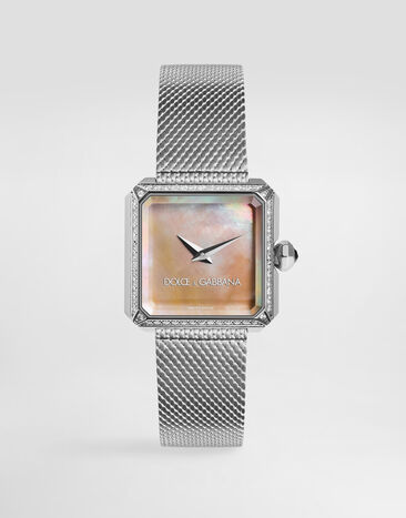 Dolce & Gabbana Montre Sofia en acier avec diamants Multicolore WWJC2SXCMDM