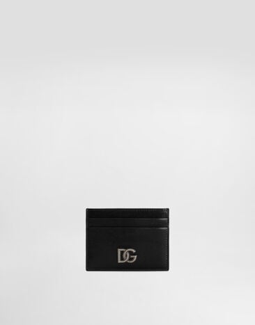 Dolce & Gabbana Tempesta calfskin card holder Black BP0330AU994