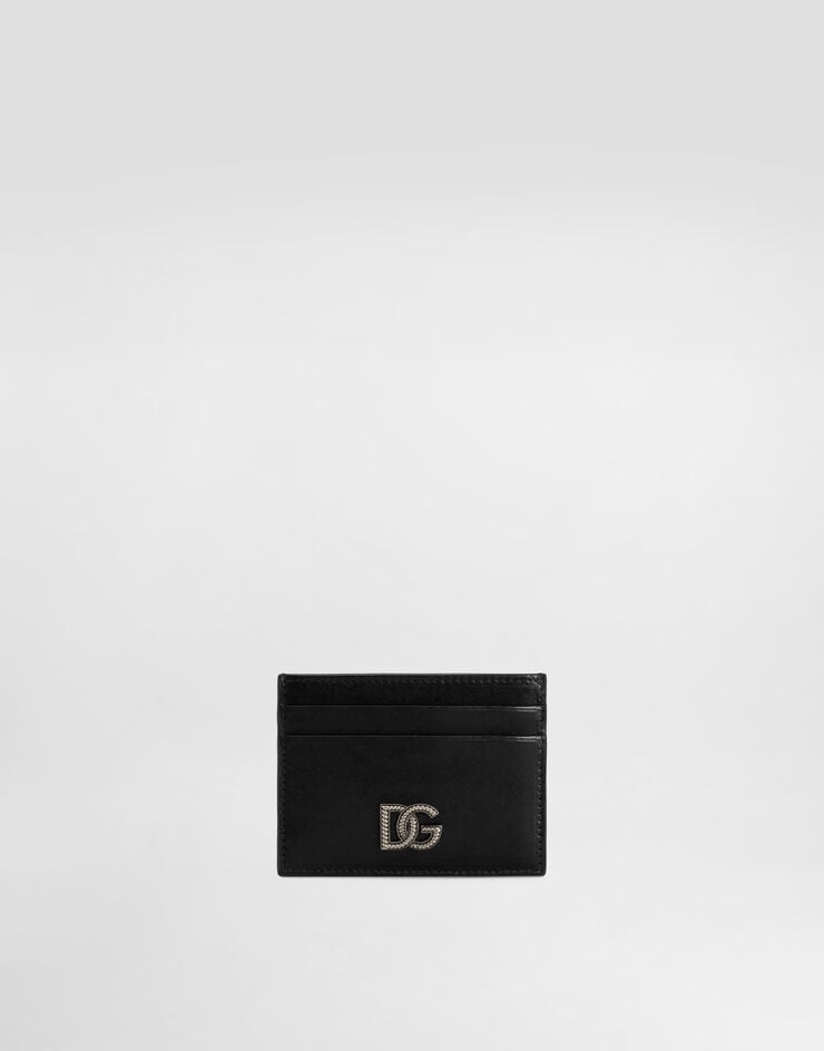Dolce & Gabbana Tempesta calfskin card holder Black BP0330AU994
