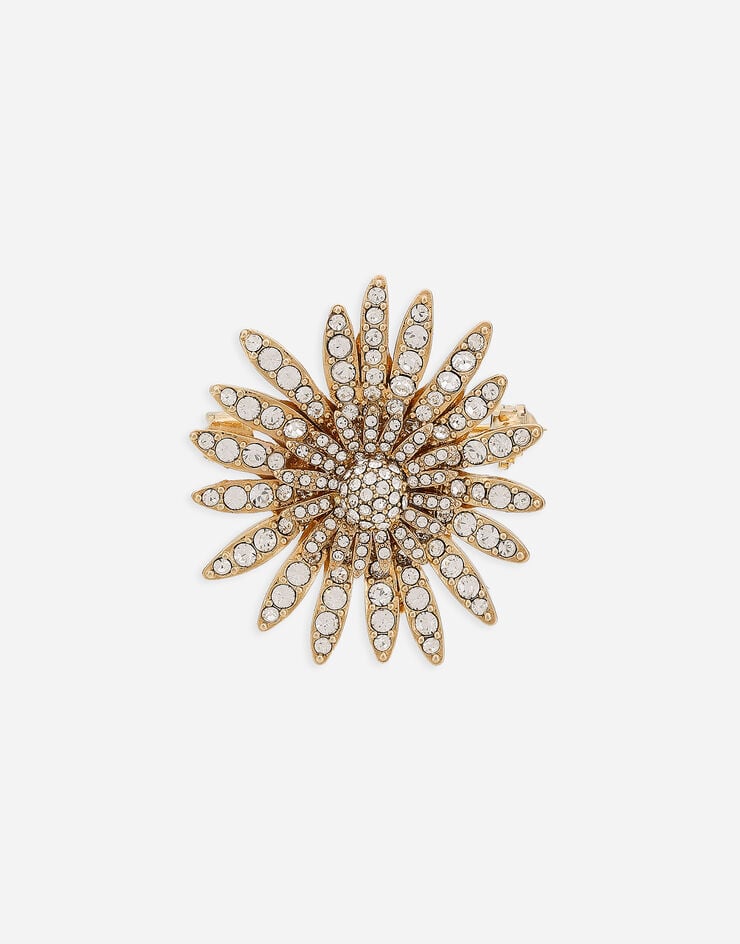Dolce & Gabbana 30-mm daisy brooch Gold WPQ3S1W1111