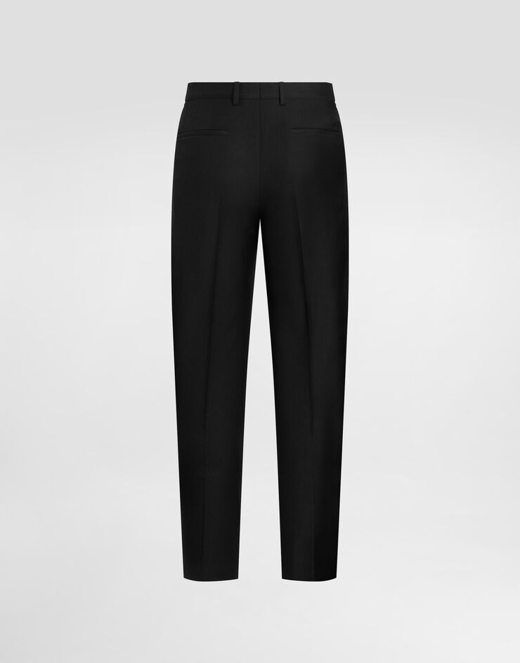 Dolce & Gabbana Pantalones en lana virgen Black GY6FETGL269